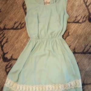 Candies Lace Mint Green Dress